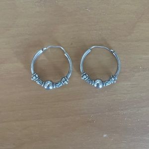 Sterling silver cape cod hoop earrings! Small hoops